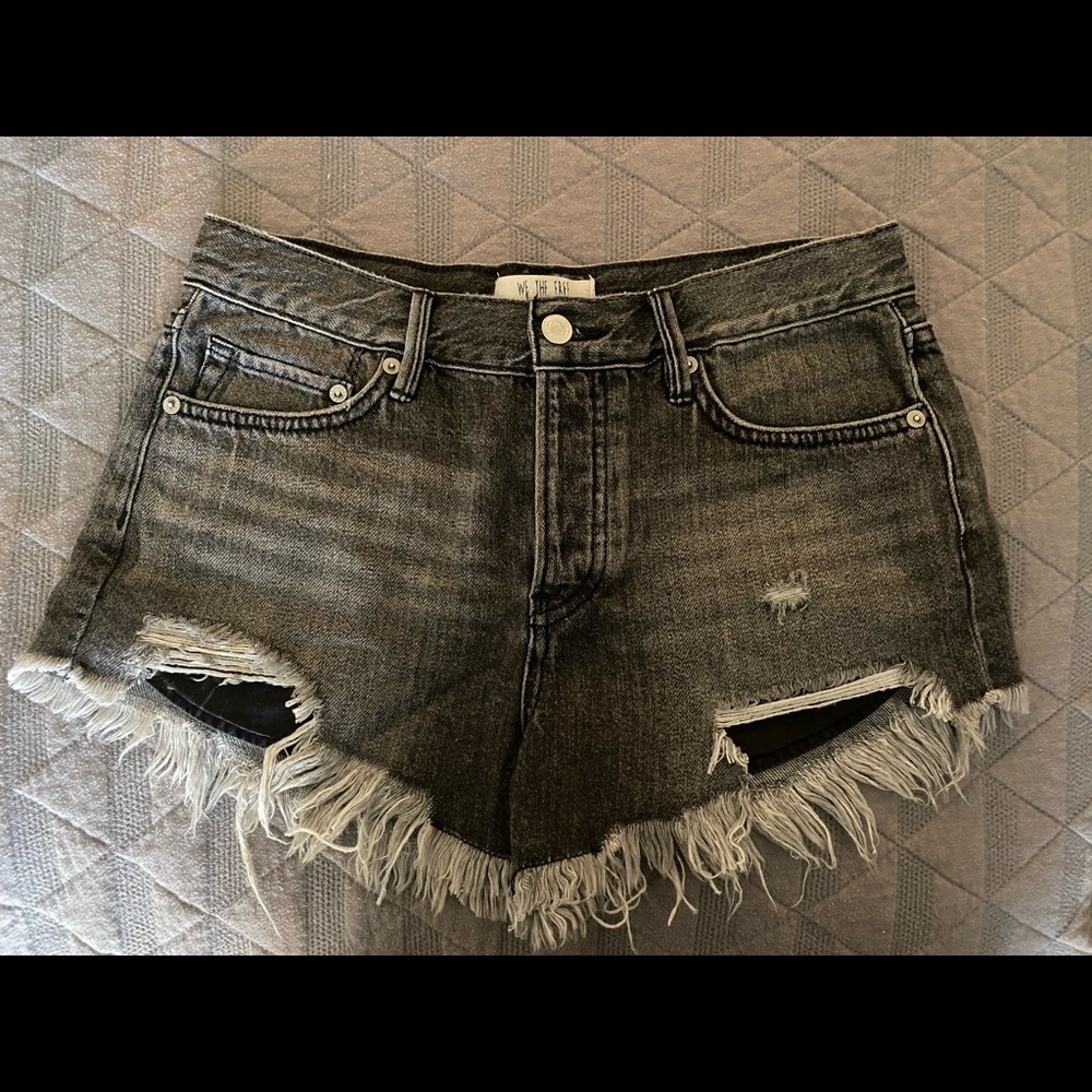 Free People Distressed Shorts